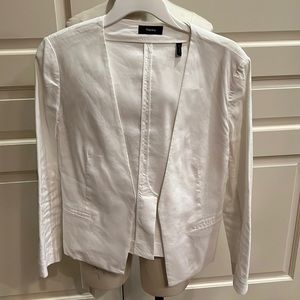 Women’s Theory Linen Short Blazer SZ 4